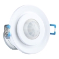 Recessed bevægelsessensor PIR 360° 400W/230V hvid