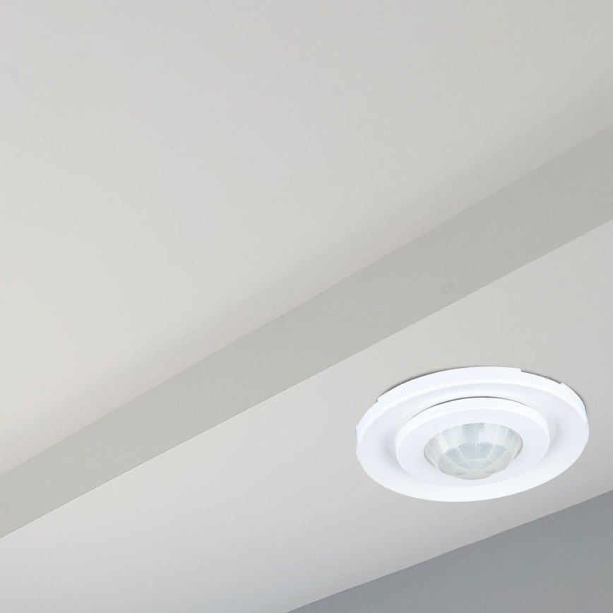 Recessed bevægelsessensor PIR 360° 400W/230V hvid