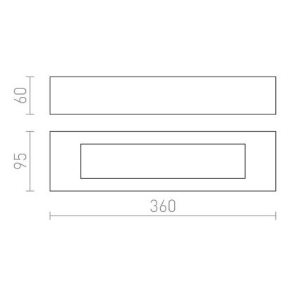 RED - Design Rendl - R10446 - Væglampe ROLO 2xE14/40W/230V