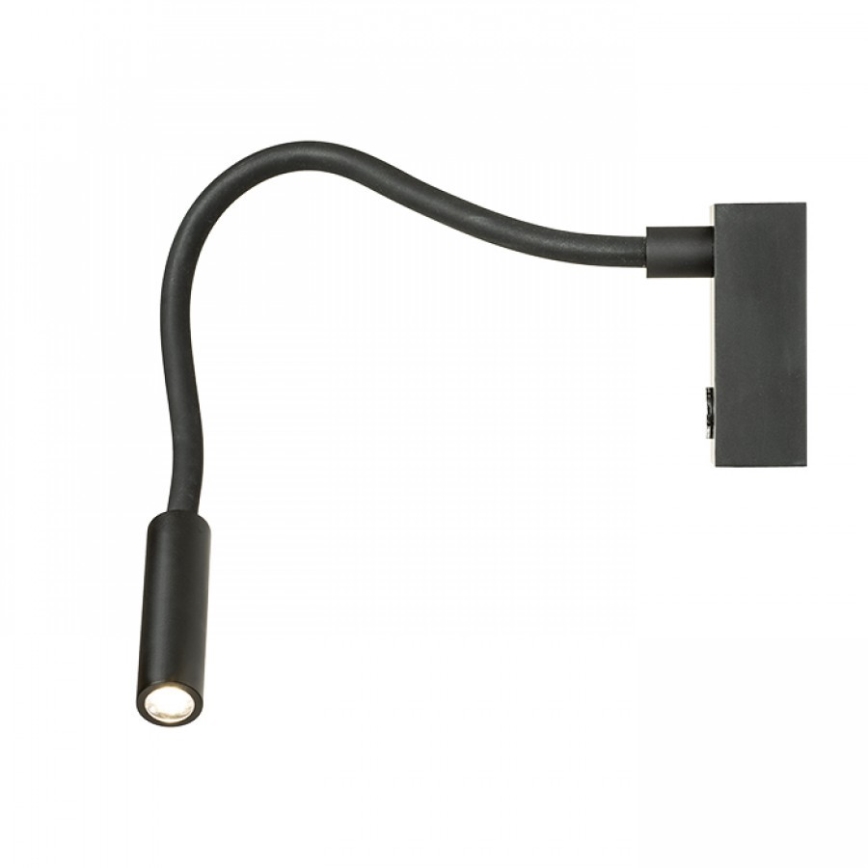 RED - Design Rendl - R10541 - LED væglampe AIM LED/3W/230V sort
