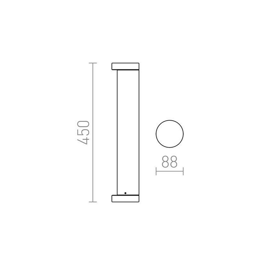 RED - Design Rendl - R11171 - LED udendørslampe SONET LED/7W/230V IP54 antracitgrå