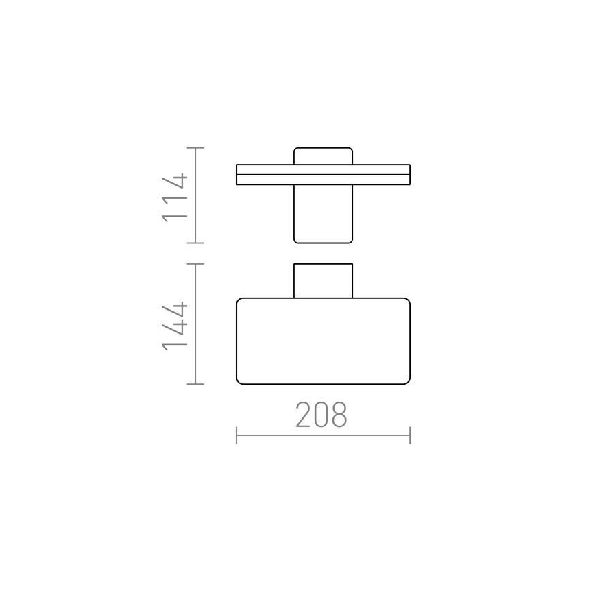 RED - Design Rendl-R11947 - Udendørs LED væglampe RINA LED/12W/230V IP65