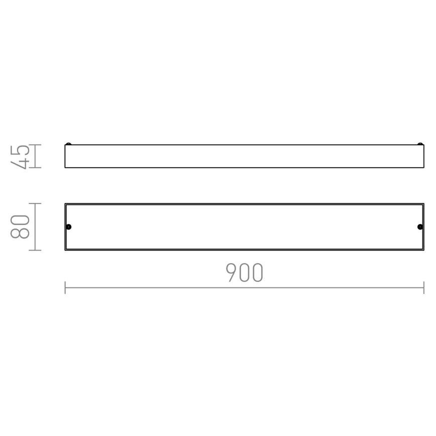 RED - Design Rendl - R11996 - LED væglampe til badeværelse MARINA 14W/230V IP44