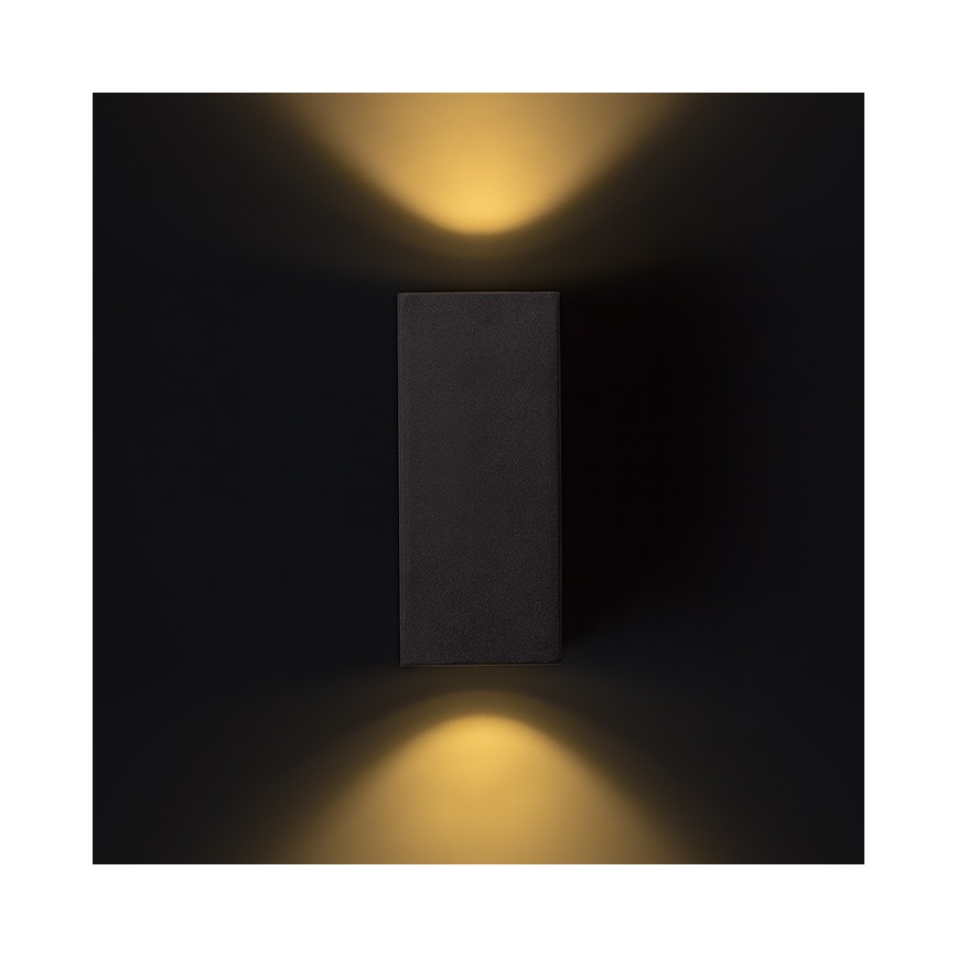 RED - Design Rendl-R12028 - Udendørs LED væglampe KUBI 2xLED/3W/230V IP54