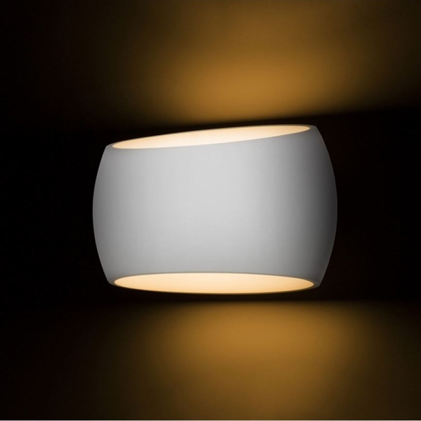 RED - Design Rendl - R12365 - Væglampe VERITA 1xE27/33W/230V hvid