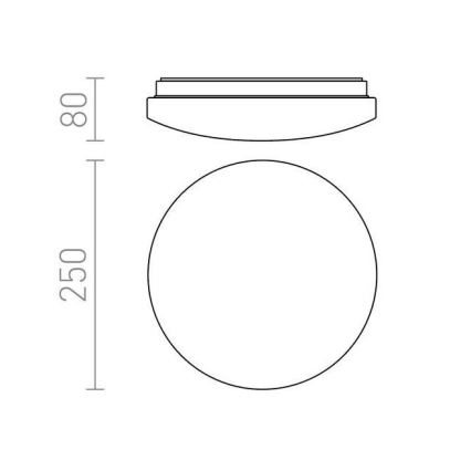 RED - Design Rendl - R12431 - LED loftlampe SEMPRE LED/10W/230V