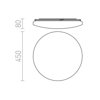 RED - Design Rendl - R12433 - LED loftlampe SEMPRE LED/36W/230V rund