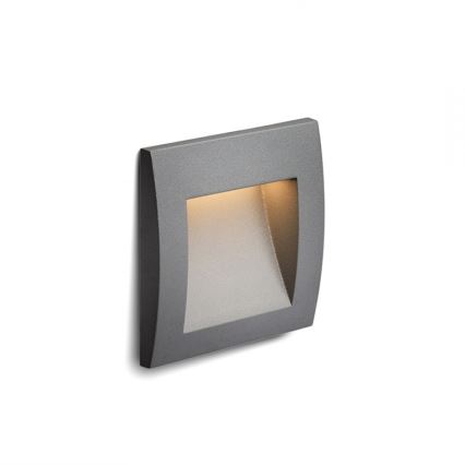 RED - Design Rendl - R12534 - Udendørs LED indbygningslampe GORDIQ LED/1,5W/230V IP65