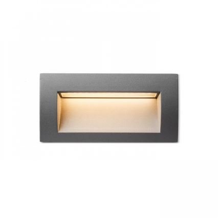 RED - Design Rendl - R12538 - Udendørs LED indbygningslampe GORDIQ LED/3W/230V IP65