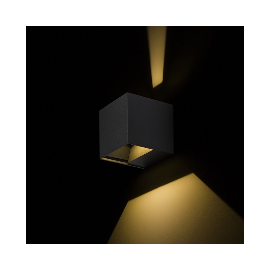 RED - Design Rendl-R12557 - Udendørs LED væglampe CARRE 2xLED/3W/230V IP54