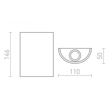 RED - Design Rendl - R12592 - LED væglampe DAFFY LED/6W/230V hvid