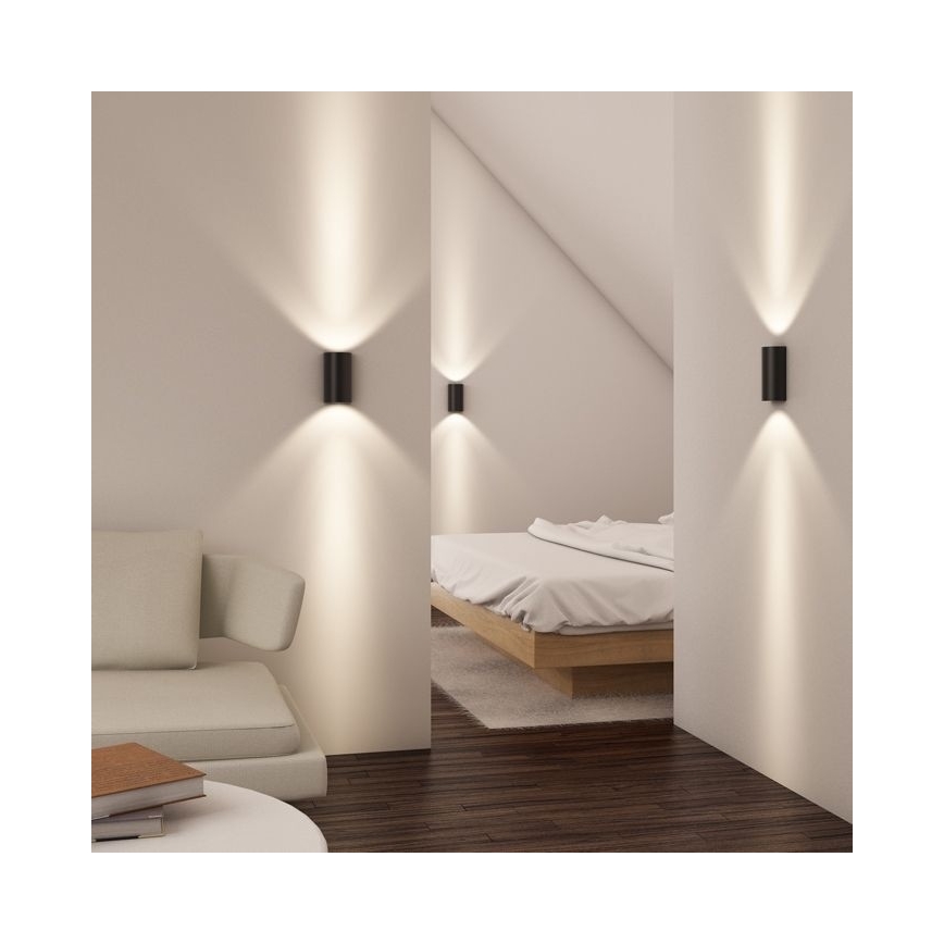RED - Design Rendl - R12593 - LED væglampe DAFFY LED/6W/230V sort