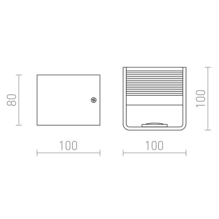 RED - Design Rendl - R12598 - LED væglampe ONYX LED/5W/230V hvid