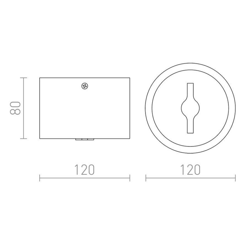 RED - Design Rendl - R12633 - LED spotlampe dæmpbar KELLY LED/15W/230V hvid