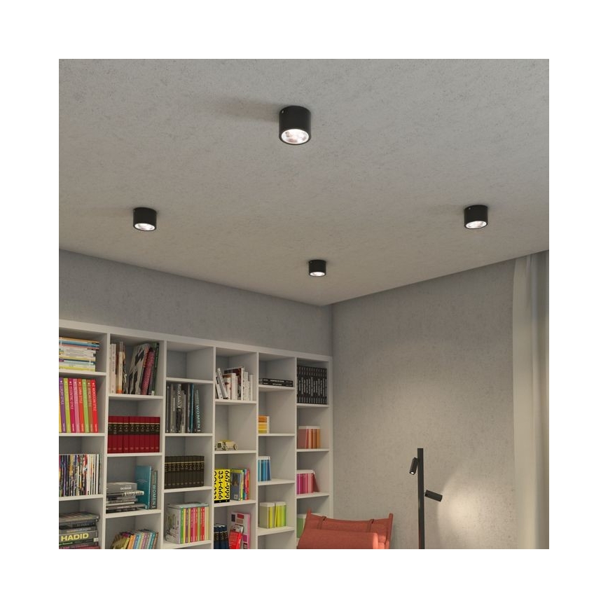 RED - Design Rendl - R12634 - LED spotlampe dæmpbar KELLY 15W/230V sort