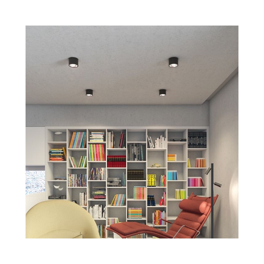 RED - Design Rendl - R12634 - LED spotlampe dæmpbar KELLY 15W/230V sort