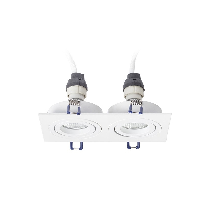RED - Design Rendl - R12713- Indbygningslampe PASADENA 2xGU10/50W/230V