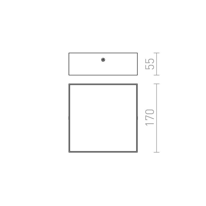 RED - Design Rendl - R12848 - LED loftlampe LARISA LED/15W/230V hvid