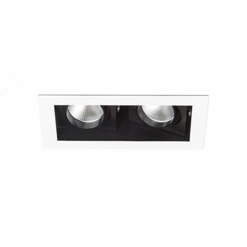 RED - Design Rendl - R12857 - LED indbygningslampe BONDY 2xLED/7W/230V