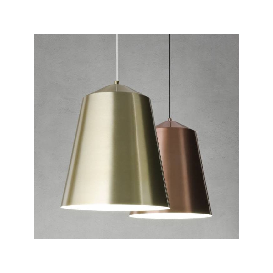 Redo 01-1104 - Pendel AYLA 1xE27/42W/230V diameter 36 cm guldfarvet
