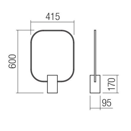 Redo 01-1226 - Dæmpbar LED-bordlampe DOM LED/21W/230V hvid