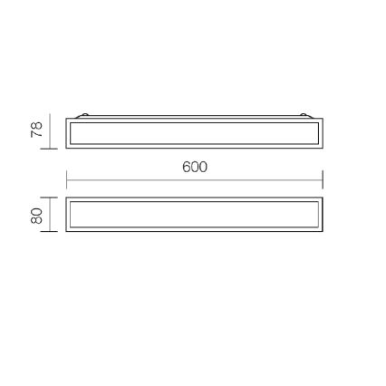 Redo 01-1233 - Væglampe til badeværelse EGO 3xE14/28W/230V IP44