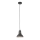 Redo 01-1279 - Pendel på ledning PEEP 1xE27/42W/230V Ø 16,5 cm sort