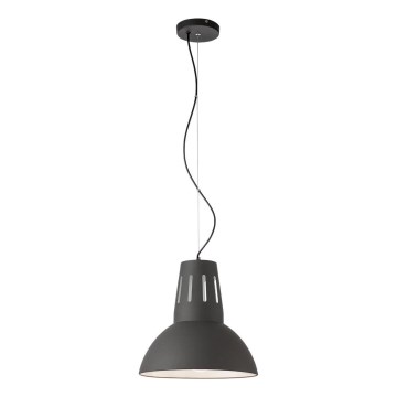 Redo 01-1281 - Pendel på kabel PEEP 1xE27/42W/230V Ø 34,5 cm sort