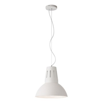 Redo 01-1282 - PEEP pendel på ledning 1xE27/42W/230V Ø 34,5 cm hvid