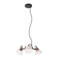 Redo 01-1450 - Loftlampe på ledning RIDGE 3xE27/60W/230V