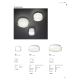 Redo 01-1453 - LED loftlampe til badeværelse NAJI LED/12W/230V diameter 30 cm IP44