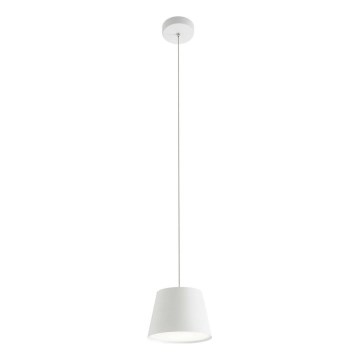 Redo 01-1495 - LED-pendel på wire LOLLI LED/6W/230V Ø 14 cm hvid