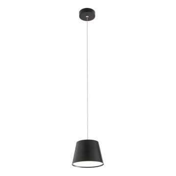 Redo 01-1496 - LED-pendel på wire LOLLI LED/6W/230V Ø 14 cm sort