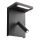 Redo 01-1500 - LED vægspot AGOS LED/6W/230V + LED/3,2W USB sort