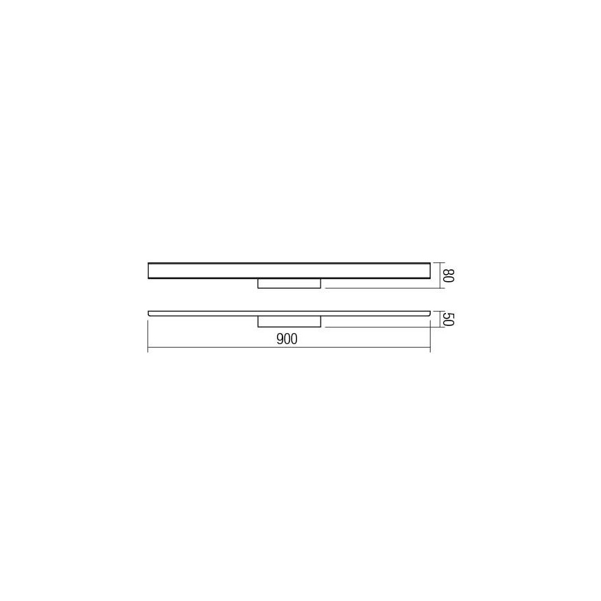 Redo 01-1527 - LED badeværelses spejlbelysning DAO 1xLED/36W/230V IP44