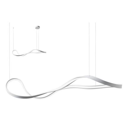 Redo 01-1531 - LED-pendel på wire NUBO LED/43W/230V hvid