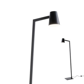 Redo 01-1557 - Gulvlampe MINGO 1xE27/42W/230V sort
