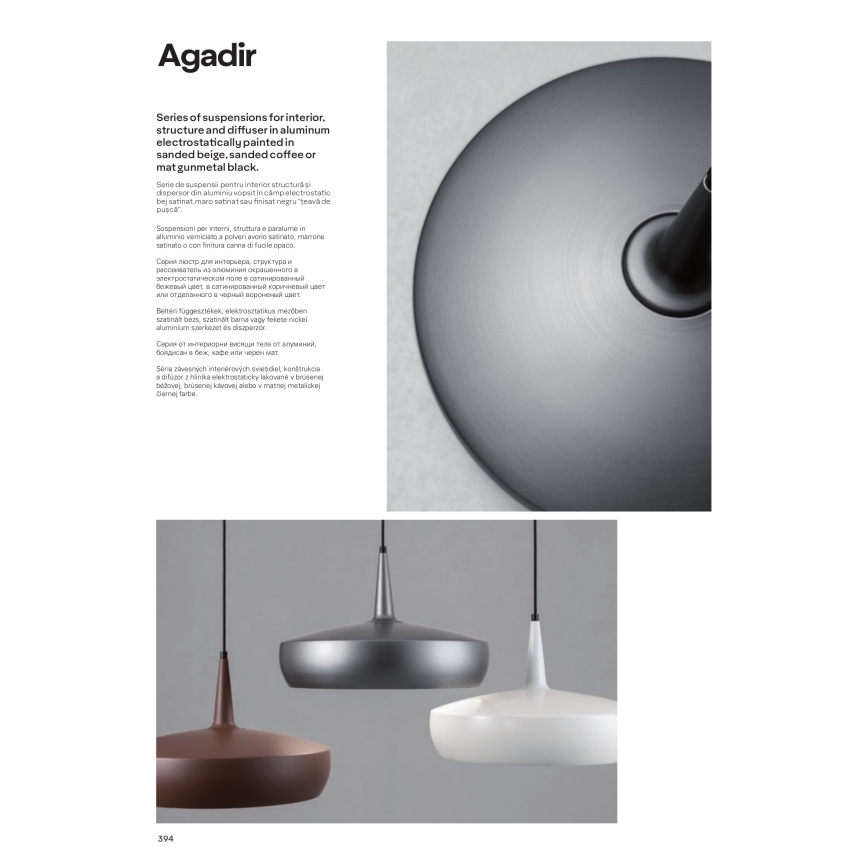 Redo 01-1613 - Lysekrone i en snor AGADIR 1xE27/42W/230V