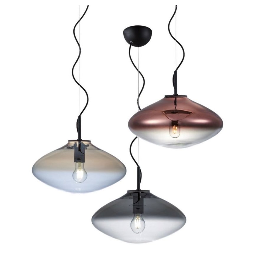 Redo 01-1620 - Pendel ABSOLUTE 1xE27/42W/230V kobber