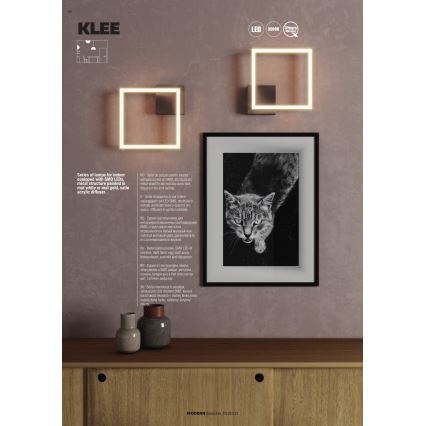 Redo 01-1645 - LED lysekrone i en snor KLEE 1xLED/48W/230V