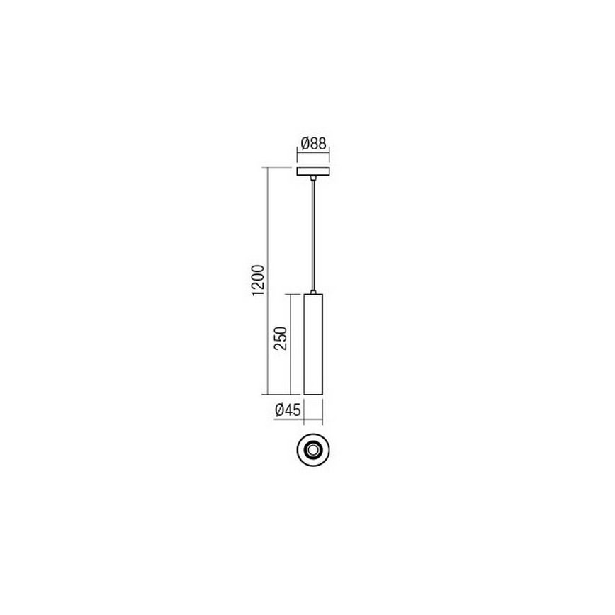 Redo 01-1660 - Lysekrone i en snor GOSSIP 1xE27/42W/230V