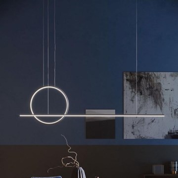 Redo 01-1735 - LED dæmpbar loftlampe på kabel GIOTTO LED/46W/230V sort