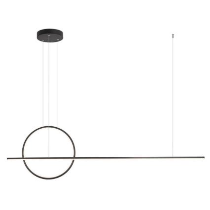 Redo 01-1735 - LED dæmpbar loftlampe på kabel GIOTTO LED/46W/230V sort