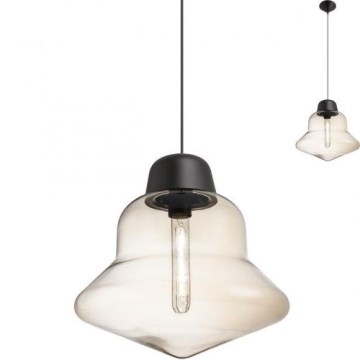 Redo 01-1770 - Pendel AMNO 1x/E27/42W/230V diameter 33 cm beige