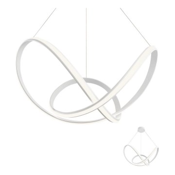 Redo 01-1784 - LED dæmpbar loftlampe på kabel NUCLEO LED/55W/230V hvid