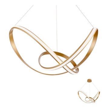 Redo 01-1785 - LED Dæmpbar loftslampe på kabel NUCLEO LED/55W/230V bronze