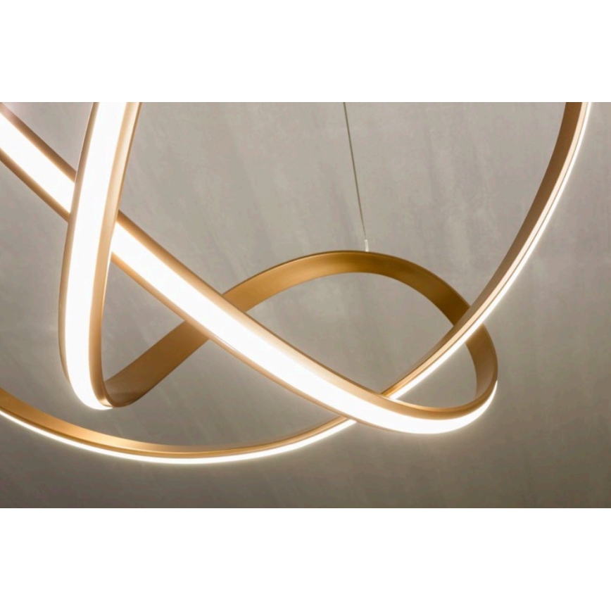 Redo 01-1785 - LED Dæmpbar loftslampe på kabel NUCLEO LED/55W/230V bronze