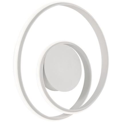 Redo 01-1789 - LED dæmpbar væglampe TORSION LED/27W/230V Ø 40 cm hvid