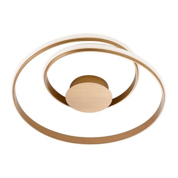 Redo 01-1792 - Dæmpbar LED-loftlampe TORSION LED/30W/230V Ø 55 cm bronze