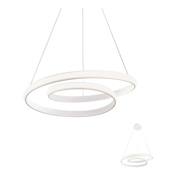 Redo 01-1793 - LED pendel dæmpbar TORSION LED/29W/230V diameter 55 cm hvid